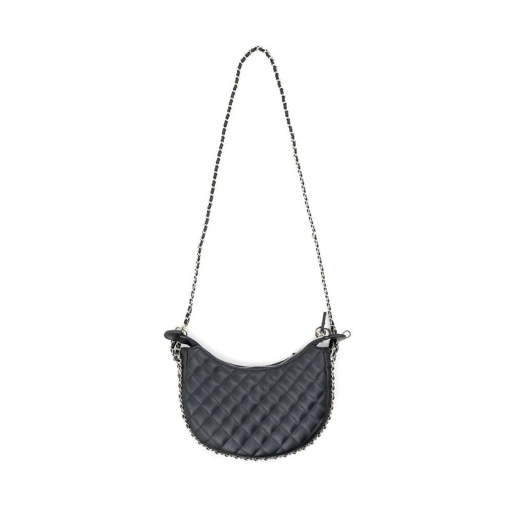 NEW BC HANDBAGS clifton quilted crossbody bag in black